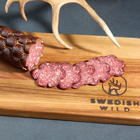 Kaltgeräucherte Rentierwurst