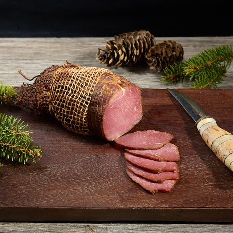Geräucherter Wildschweinbraten