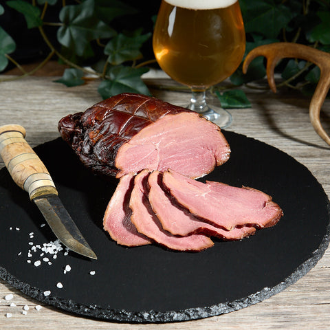 Heißgeräucherter Rentiersteak