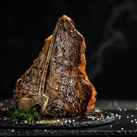 T-Bone vom Rentierbullen (T-Bone-Steak)
