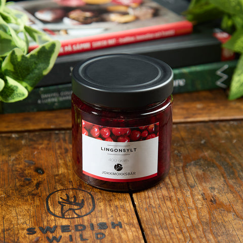 Preiselbeermarmelade mit hohem Beeregehalt
