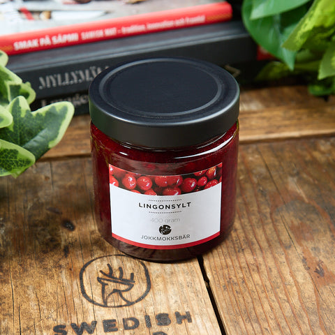 Preiselbeermarmelade mit hohem Beeregehalt