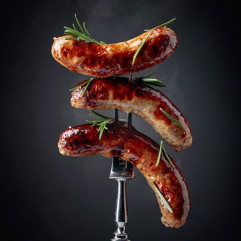 Wildschweinwurst - Bärlauch