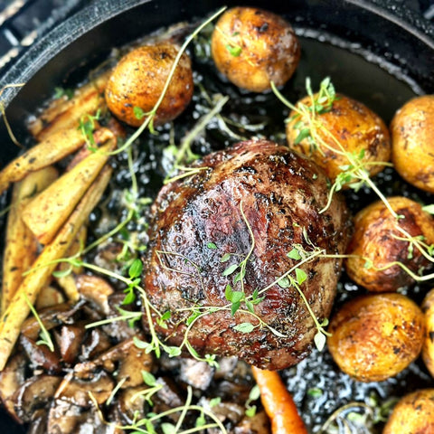 Damhirschschmorbraten