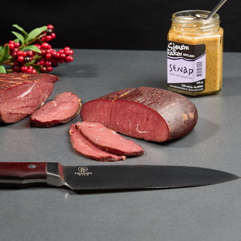 Kaltgeräucherte Rentier-Oberschale