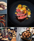 Renlåda med svenskt renkött som renfilé renstek och renskav