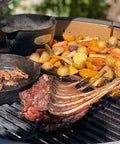 Renracks av renkött på grillen köp från Swedish Wild